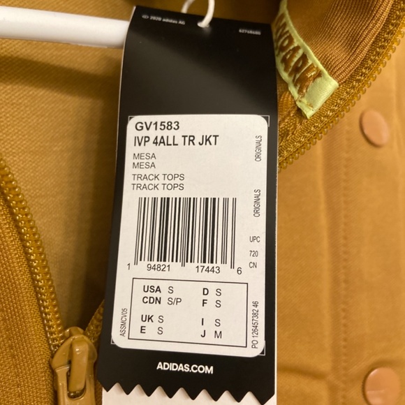 ✨Host pick✨NWT Adidas x Ivy Park Track Snap button Jacket in Mesa. - Picture 11 of 15